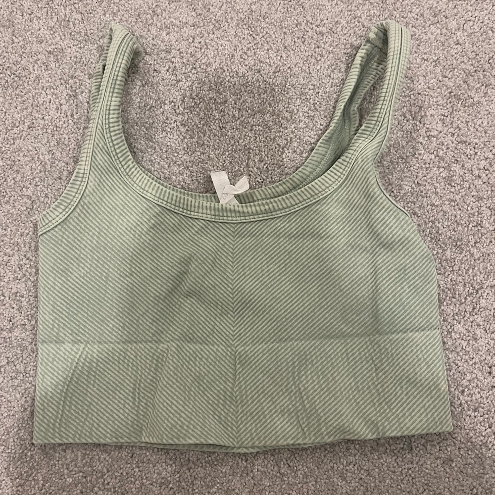 Nikibiki Sage Striped Tank Top